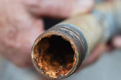 Clogged Pipe In Need of Drain Cleaning Services in Coopersburg PA