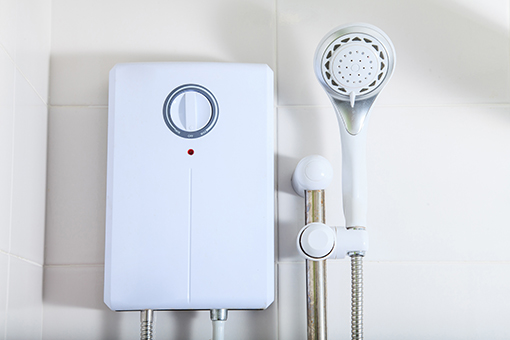 Newly Repaired Water Heater and Shower in a Forks Township Residential Home