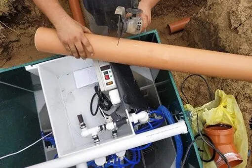 Sump-Pump-Repair-Wind-Gap Professional Plumber Cutting Pipe to Repair Sump Pump in Wind Gap Pennsylvania
