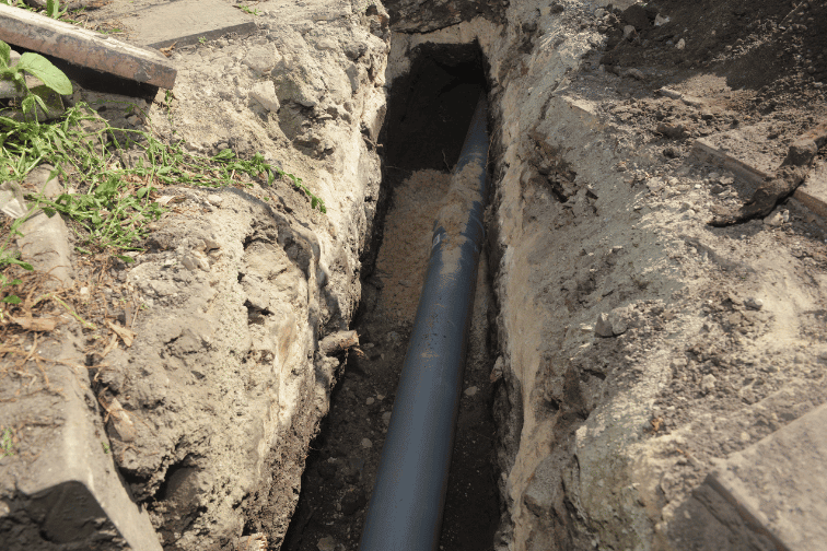 plumbing excavation services